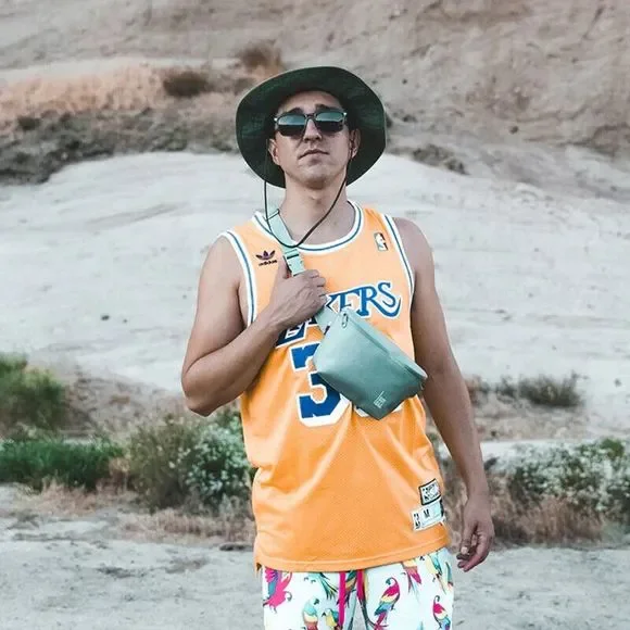 GOT BAG Hip Bag sport bag belt bag fanny pack Recycled Plastic Reef NWT - Vegan - Picture 5 of 15